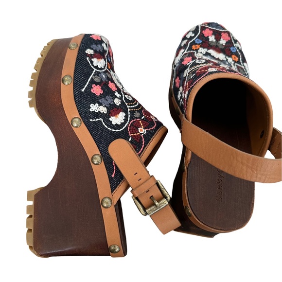 SEE BY CHLOE Women Embroidered Clogs Size 37‎